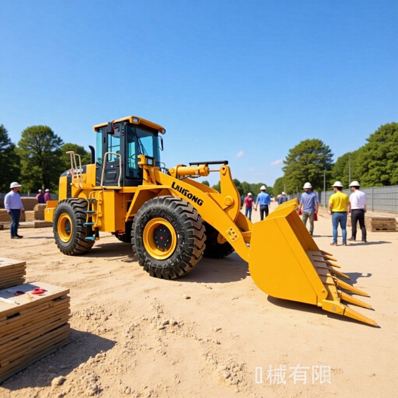Liugong 856 Loader Liugong 856H Loader piloto de 5 tonnes de camión de tracción en cuatro ruedas Loader de pala image 5