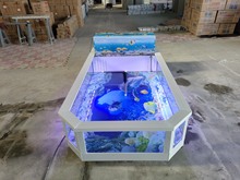 儿童商用鱼缸商场游乐场萌宠乐园捞鱼池吃奶鱼缸仓鼠兔子池全自动