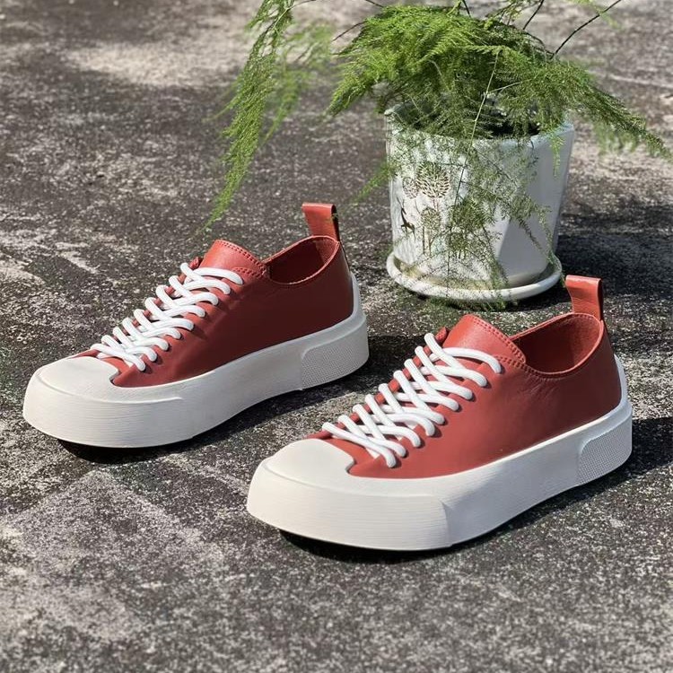 Women's Premium Breathable Lightweight Cowhide Versatile Sneakers Soft Sole Casual Sports Shoes Trendy Comfortable_vogvips.com