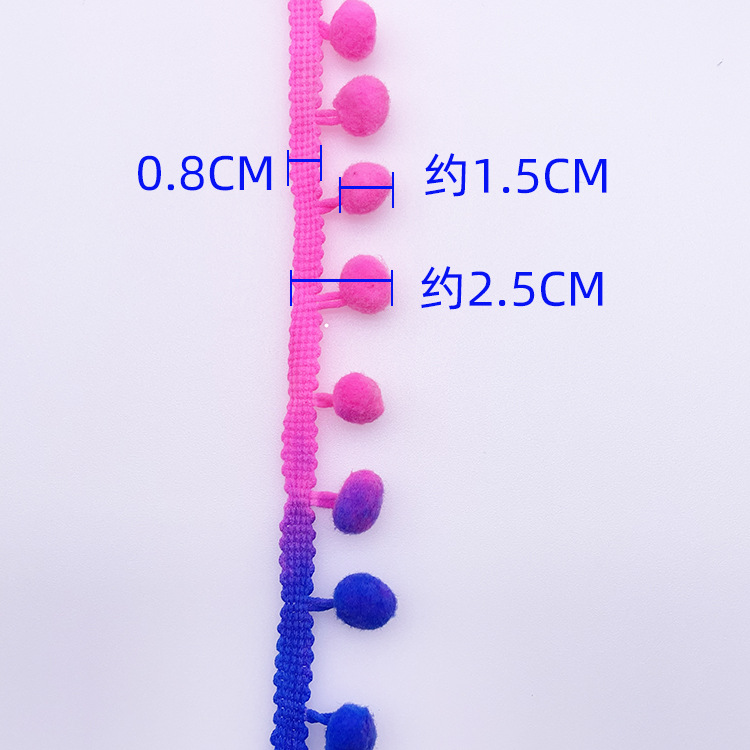 2.5cm��ȾСë�� ����ë��ֱ���� �ֹ�DIY��������װ��ë�򻨱�