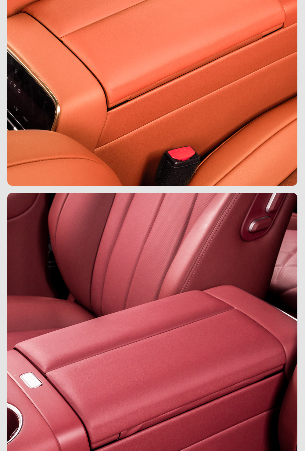 Suitable for AITO M7 M8 M9 armrest box protective cover set central control storage box heightening pad car interior decoration supplies