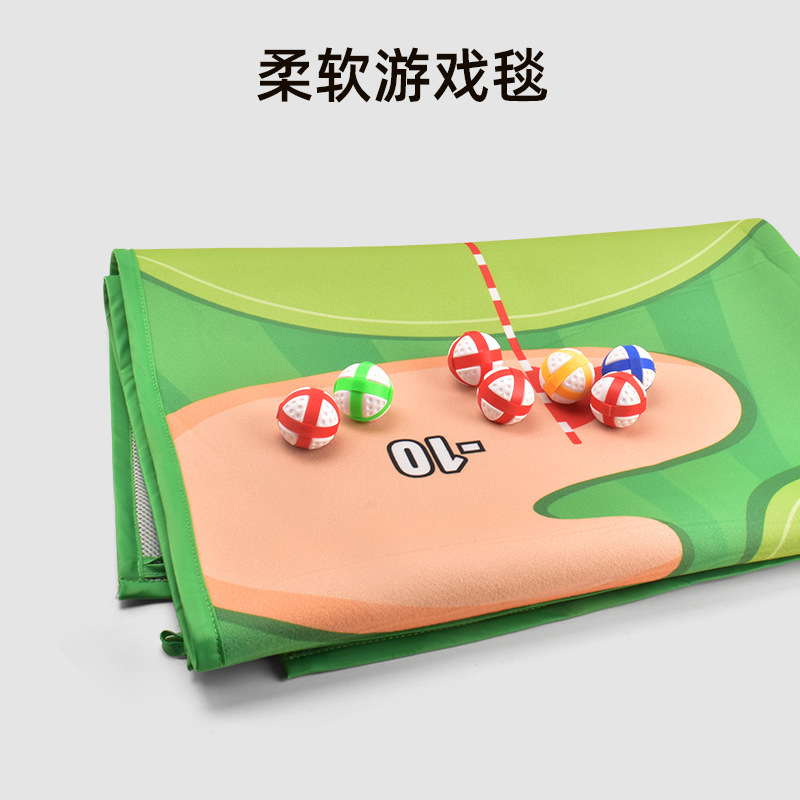 Juego de estera de golf para niños juguetes interacción padre-hijo portátil niños juguetes competitivos al aire libre de interior
