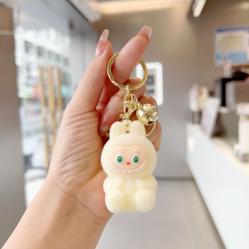 植绒拉布布小绵羊钥匙扣挂件公仔包包挂饰创意精致小礼品批发|undefined