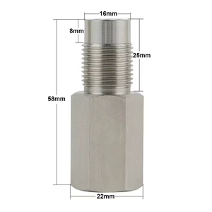 M18X1.5 sensor uzatma adapter konnektoru