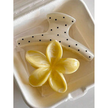 I 40520 3D flower sunflower hair claw ���廨��̫����ץ��