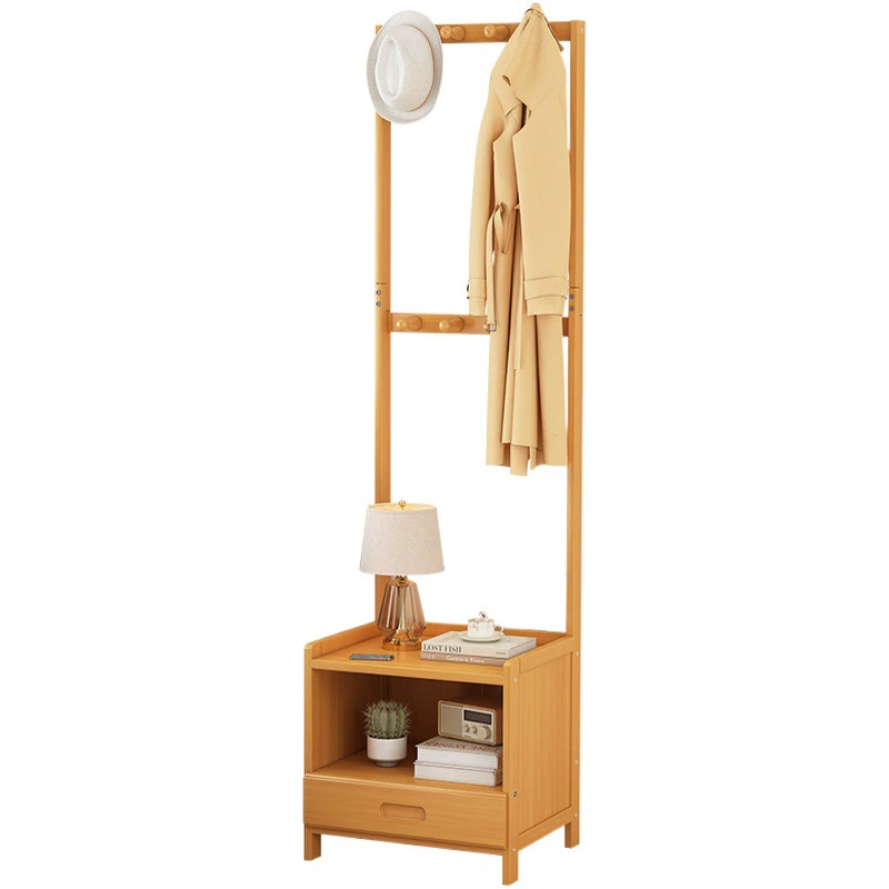 Тумбочка из цельного дерева Прикроватная тумбочка Маленький шкаф Современный китайский простой шкаф для хранения спальни Стеллаж для хранения одежды и шляп