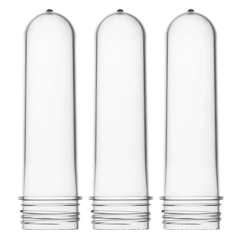 Различные спецификации и веса, бутылки-эмбрионы с возможностью выбора цвета, 45 прозрачных ПЭТ-бутылок с горлышком.