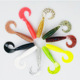 7 Colors Soft Grubs Fishing Lures Soft Baits Fresh Water Bass Swimbait Tackle Gear