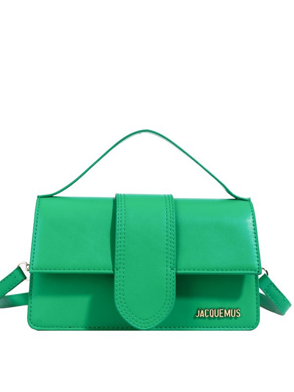 Transfronterizo al por mayor bolso de mano para mujeres 2025 nuevo estilo francés de alto nivel con tapa solapada de moda de color sólido bolso de mochila