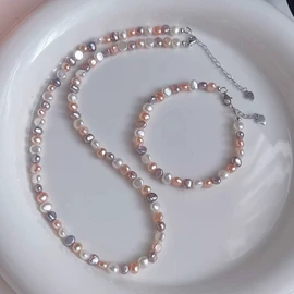 天然珍珠项饰;项链;天然珍珠手饰