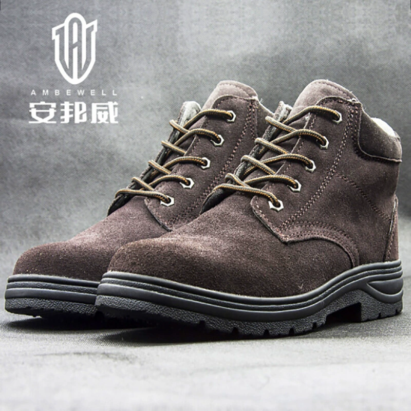 Keep warm demi-season winter safe work shoes