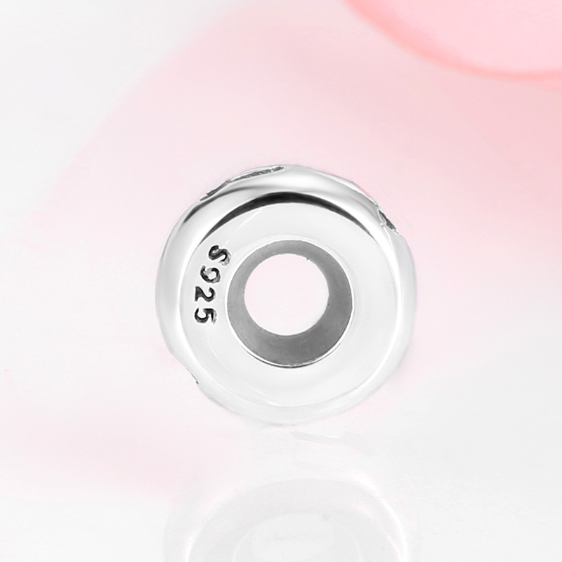 Weihnachtsschmuckherstellung S925 Sterling Silber Schneeflocke Spacer Perlen Weihnachtsarmband DIY Zubehör Weibliches Geschenk String Schmuck Positionierungsperlen_voghion.com