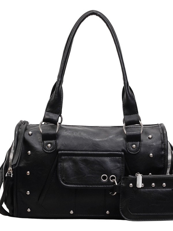 Bolso para mujeres 2026 nuevo cross-border bolso de motocicleta portátil de gran capacidad textura ligera de lujo versátil bolso de hombro