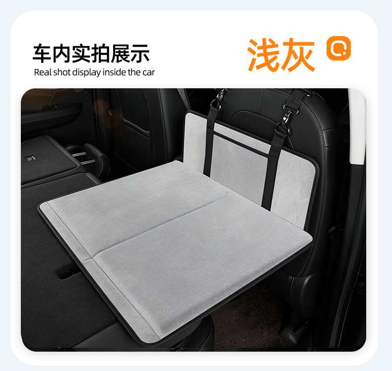 Car Rear Seat Sleeping Suv Car Camping Bed Extension Board Foldable Thick Travel Mattress Rear Seat Sleeping Pad Bed