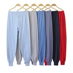 王书霞加肥加大男士纯棉高腰秋裤 中老年宽松大码秋裤 老式大秋裤