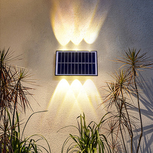 Solar Wall Washer Light Outdoor Street Light Waterproof Courtyard Villa Lighting Led Home Atmosphere Light Wall Light