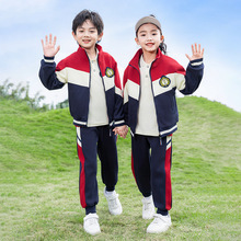 新款中国风男女童古风国学男女套装表演服时尚洋气唐装团体服