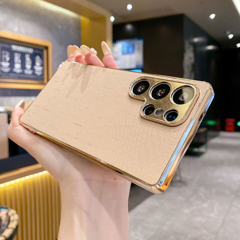 For Samsung S25ultra Phone Case Electroplated S23/24plus Soft Case FE Protective Case Simple A56 Soft Case For Samsung S25ultra Phone Case Electroplated S23/24plus Soft Case FE Protective Case Simple A56 Soft Case