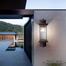 防水壁灯室外庭院大门灯花园别墅露台门柱阳台入户门口中式灯门头