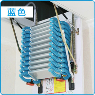 Electric Forging Remote Control Fully Automatic Loft Folding Telescopic Staircase for Home Indoor Hidden Pull-Out Ladder Made of Thickened Carbon Steel