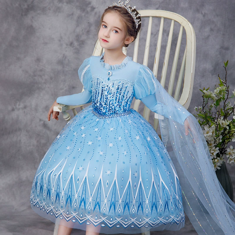 Frozen Принцесса Юбка 2025 Новый стиль девушки Принцесса Айша Юбка День рождения Юбка
