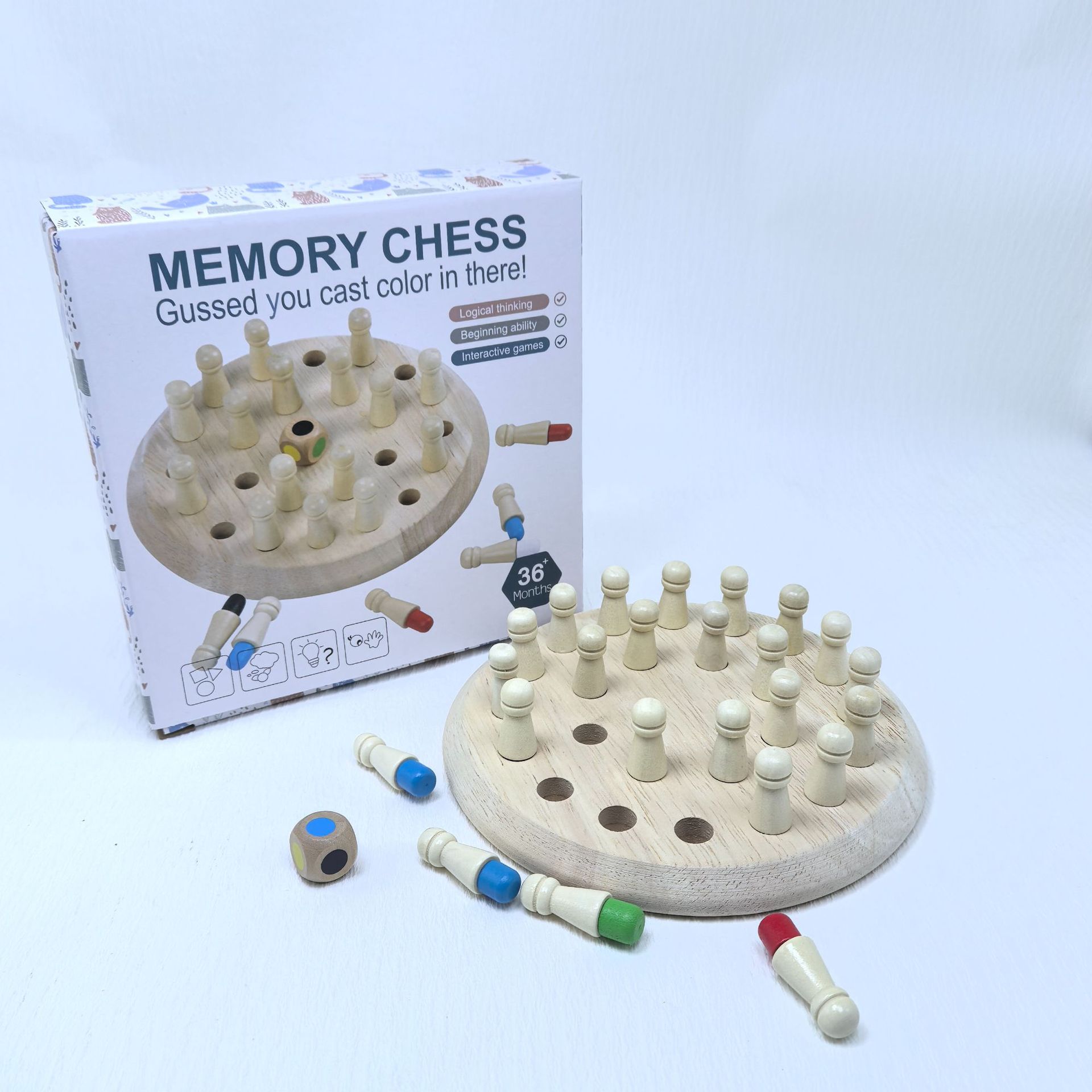 Tablero de memoria niños entrenamiento de concentración juguetes inteligencia lógica pensamiento interacción padre-hijo familia juego de escritorio