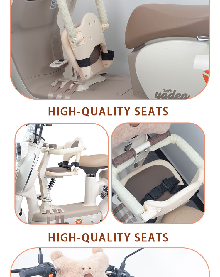 Suitable for Electric Vehicle Child Seat Front Foldable Yadi Battery Car Universal Baby Seat Motorcycle