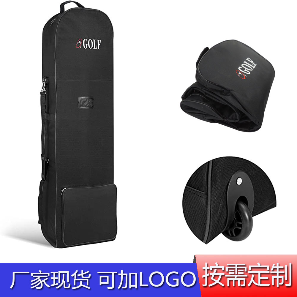 Bolsa de pelota de bolsa de aire de golf directa de fábrica con bolsa de golf de envío de una sola capa de polea plegable
