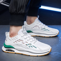 2023 Autumn Breathable Casual Running Sports Shoes Trendy Mesh Thick Sole Men's Sports Shoes Wholesale