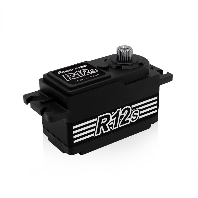 PowerHD R12-S standard low-profile metal gear high-pressure digital servo with 12KG torque and a weight of 48 grams PowerHD R12-S standard low-profile metal gear high-pressure digital servo with 12KG torque and a weight of 48 grams