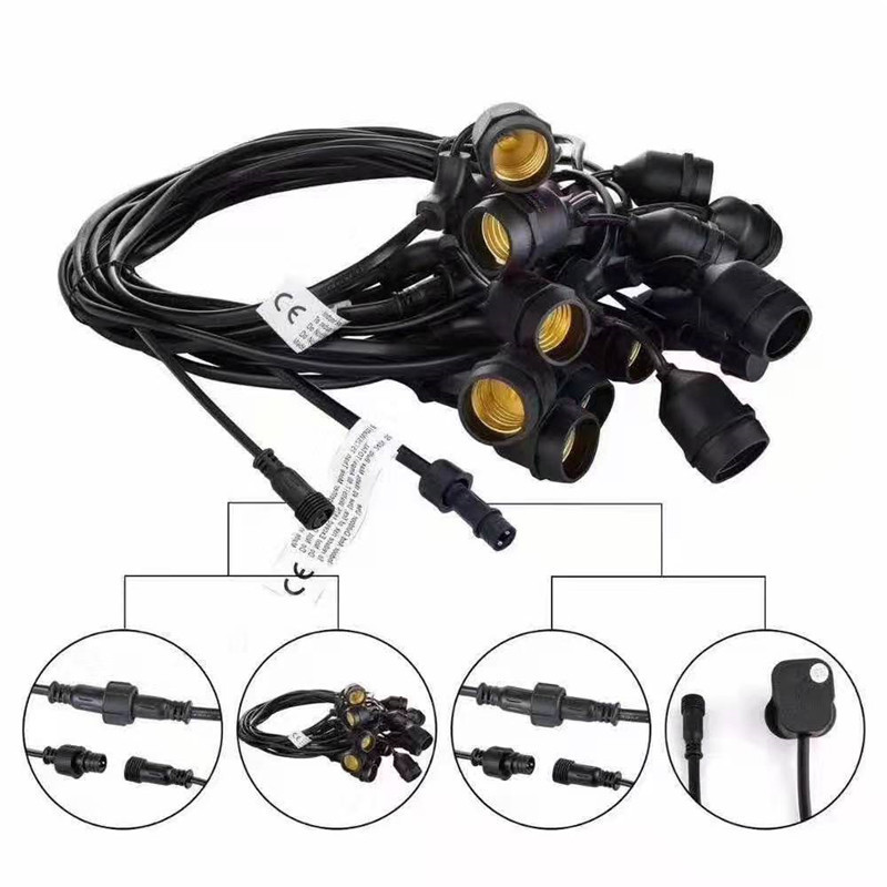 欧规户外防水E27E26灯串线吊灯英规电源线澳规厂家批发支持