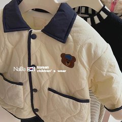 韩国童装男女童棉服秋冬季2025新款时髦洋气保暖儿童夹棉外套棉衣