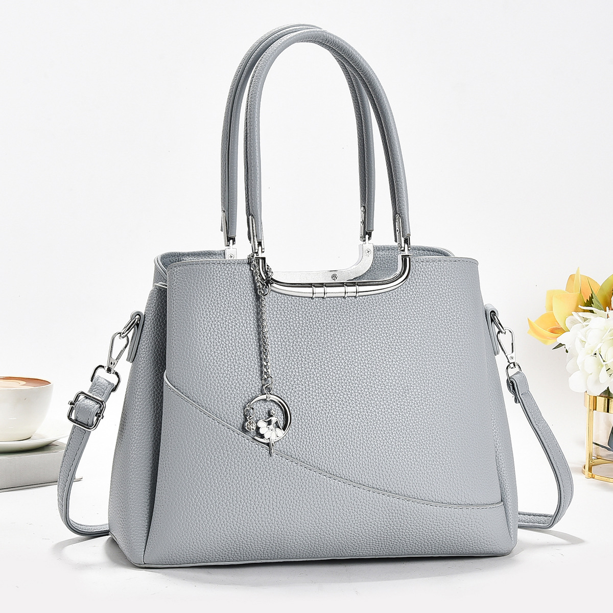 Bolso de gran capacidad de comercio exterior transfronterizo, moderno, simple y moderno para damas, estilo de verano 2025, bolso bandolera atmosférico