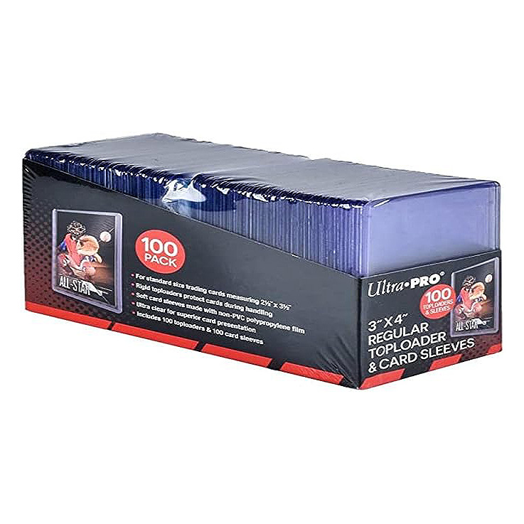 Venta al por mayor 35pt juego PVC titular de la tarjeta transparente compuesto película pequeña tarjeta dura titular de la tarjeta Ultraman plástico sellado cartón embalaje titular de la tarjeta