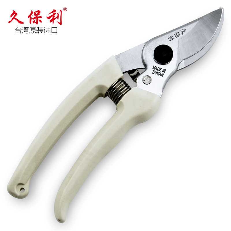 台湾进口久保利整枝剪园林剪定铗修枝剪果树剪花卉园艺工具SK5钢