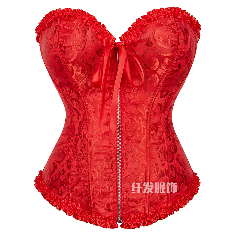 Ropa interior de la boda suministro Comercio exterior vestido novia cremallera cintura chaleco corsé corte europeo y americano vientre contratación