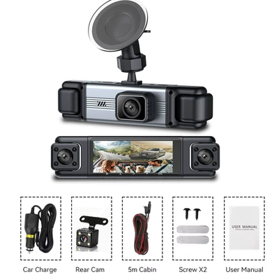 Cross-Border 4-Lens 4-Recording Dash Cam Driving recorder - 4-lens-wifi-version-s25s
