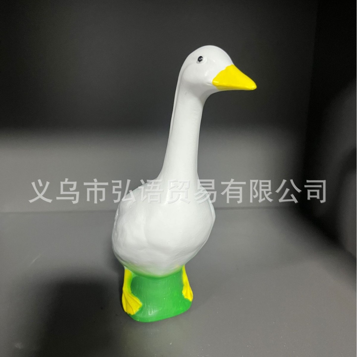 Nuevo estilo creativo al aire libre animal pato adorno resina artesanía rocalla piscina paisajismo patio decoración de jardín