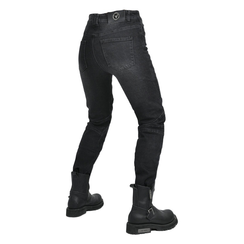 VOLERO motocicleta jeans casual retro stretch motocicleta pantalones de Caballero de las Mujeres de Carreras anti-caída pantalones de ciclismo
