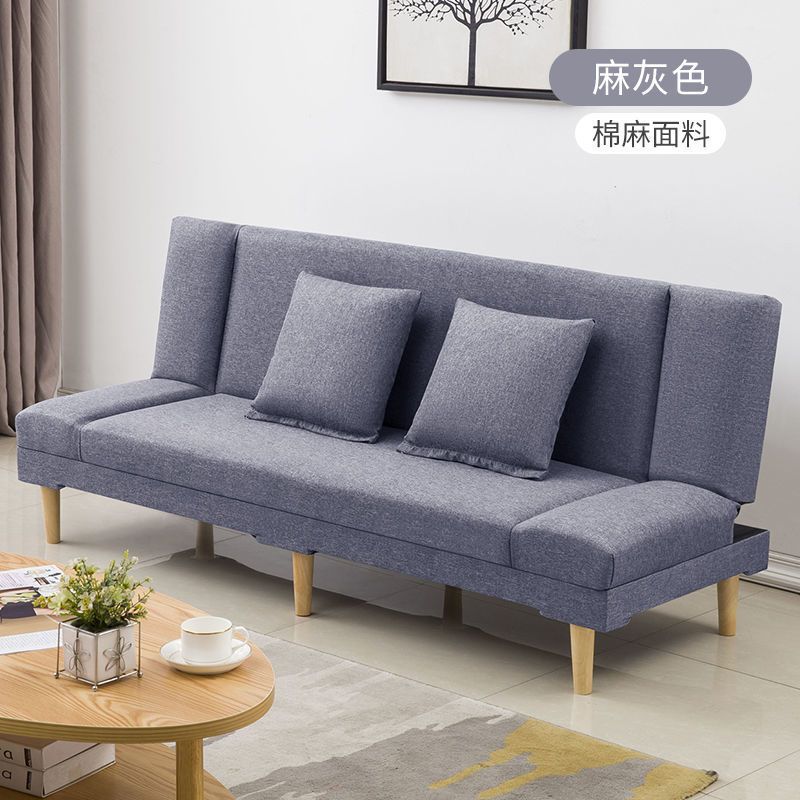 Fábrica directa de alquiler asequible bajo sofá pequeño tipo de casa plegable simple sobre sofá cama de doble uso económico