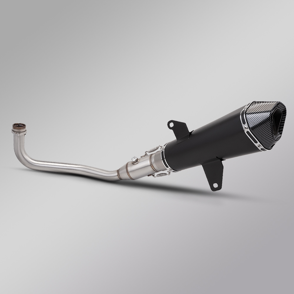Motorcycle Scooter Fosha 350 Front Exhaust Pipe Tail Muffler Non-Destructive Installation 2021-2024