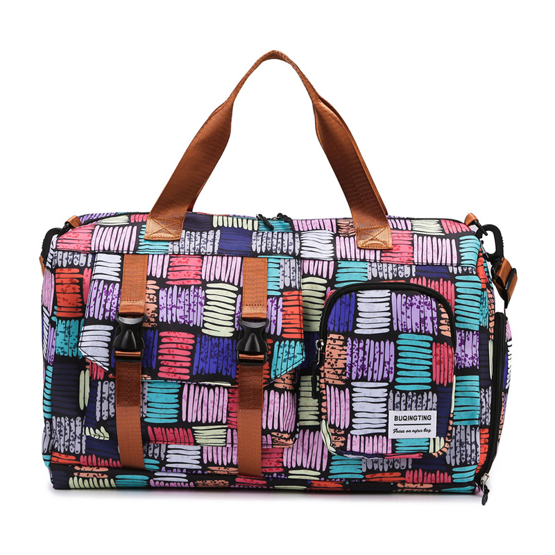 Nuevo bolso transfronterizo de gran capacidad de verano de mujeres de nicho de alta calidad bolso de viaje de moda impresa bolsa de mochila