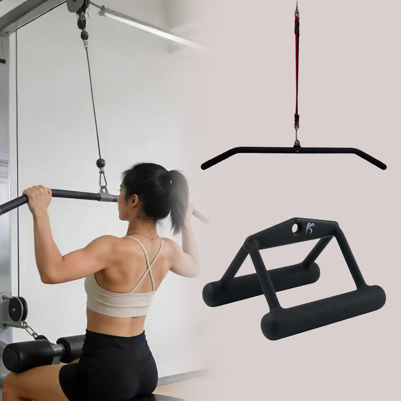 Home Fitness High Pull-Down Exercise for Men and Women to Train Back and Shoulders, Anti-Breakage Elastic Band Resistance Trainer, Home Resistance Rope