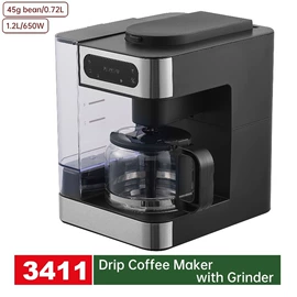 咖啡机;密封盒储物罐;咖啡研磨器