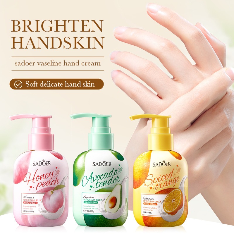 Transfronterizo spot vaselina serie anti-agrietamiento crema de manos de té verde otoño y invierno productos de cuidado de la piel fábrica directa image 3