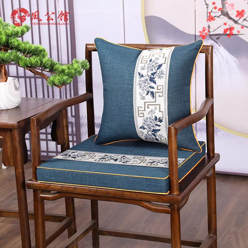 National Fragrance-blue and white (4cm double edging)