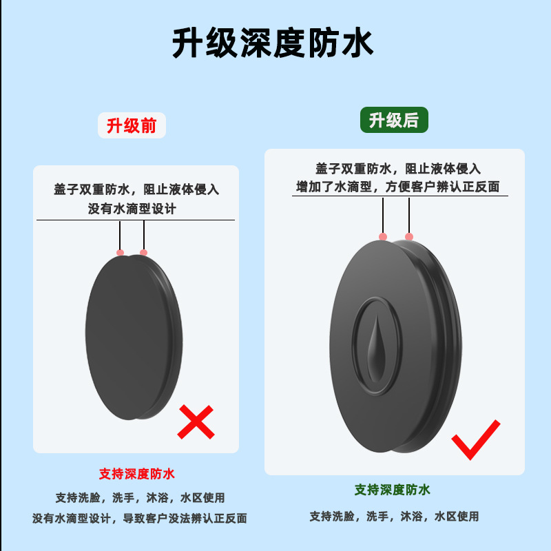 Aplicable a airtag funda protectora de Apple localizador impermeable caso de silicona collar de mascotas seguimiento anti-perdida funda protectora