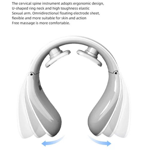 Cross-border multifunctional cervical massager household electric electromagnetic motor pulse neck EMS instrument shoulder and neck massager