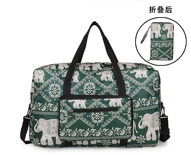 Foldable handheld travel bag, purse, capacious luggage sports bag, storage bag, suitcase, equipment bag