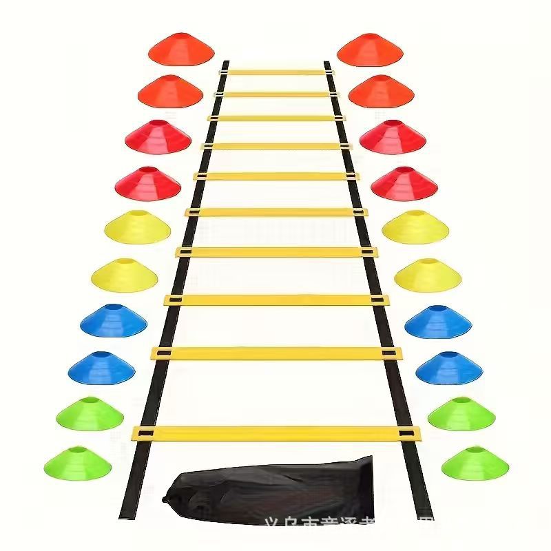 Football Training Equipment Agility Ladder Basketball Footwork Ladder Agility Ladder Rope Ladder Soft Ladder Training Ladder